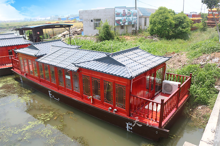 復(fù)古畫舫木船065