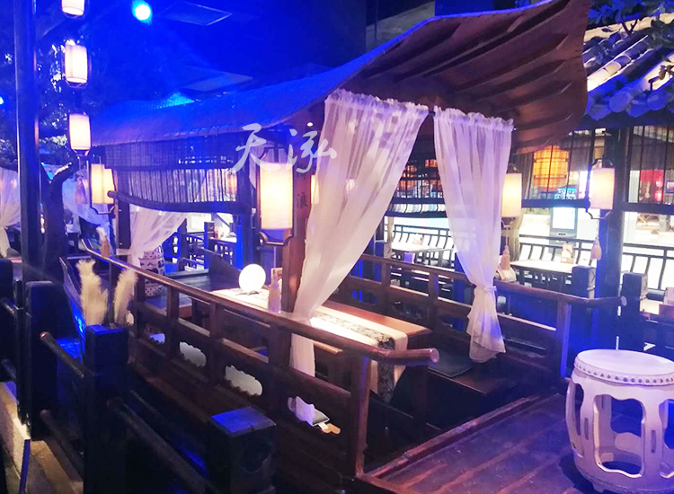 小餐飲船 龜篷船 th029